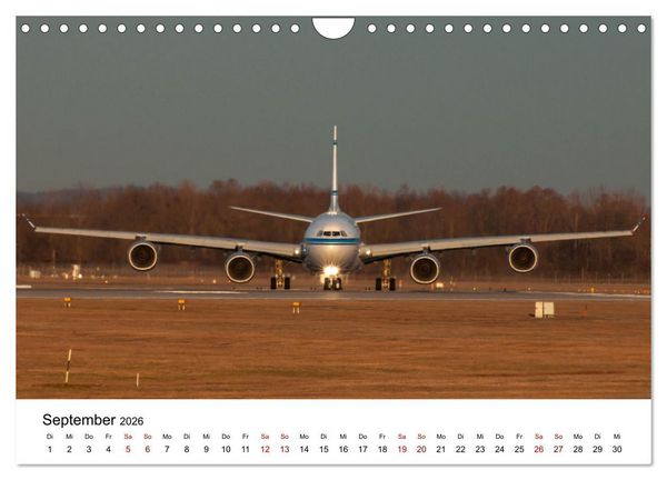 Produktbild: Flugzeuge von Airbus 2026 (Wandkalender 2026 DIN A4 quer), CALVENDO Monatskalender