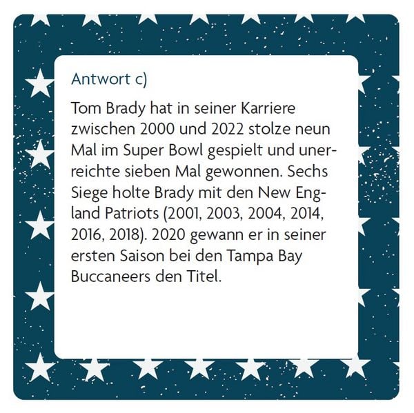 Produktbild: Das American Football-Quiz