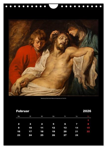 Produktbild: Peter Paul Rubens - Rubens (Wandkalender 2026 DIN A4 hoch), CALVENDO Monatskalender