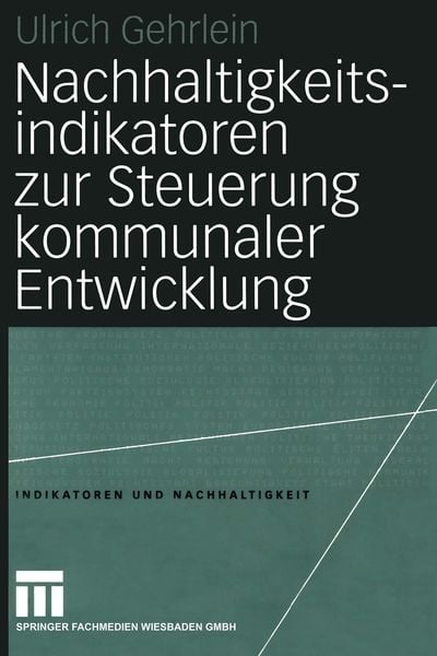 Produktbild: Nachhaltigkeitsindikatoren zur Steuerung kommunaler Entwicklung