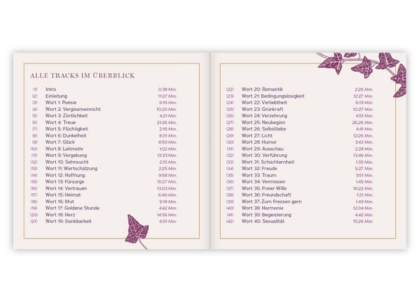 Produktbild: 50 W&ouml;rter f&uuml;r Liebe. H&ouml;rbuch