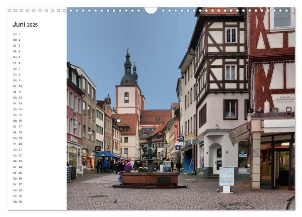 Fulda - die Barockstadt (Wandkalender 2025 DIN A3 quer), CALVENDO Monatskalender