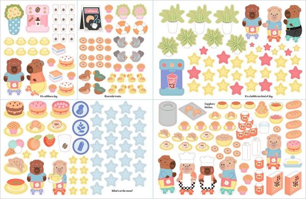 Produktbild: Cutie Stickering #1 Capybara Cafe