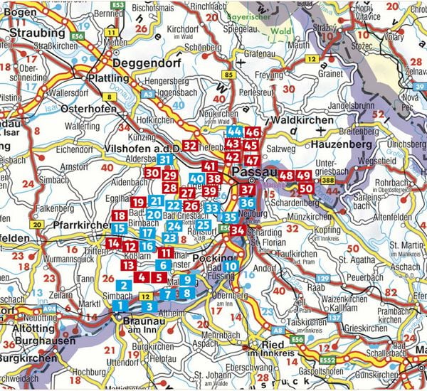 Produktbild: ROTHER Wanderf&uuml;hrer Niederbayerisches B&auml;derdreieck. 50 Touren im Bayerischen Thermenland