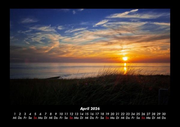 Produktbild: Sonnenunterg&auml;nge 2026 Fotokalender DIN A3