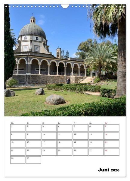 Produktbild: Israel - Der Monatsplaner 2026 (Wandkalender 2026 DIN A3 hoch), CALVENDO Monatskalender