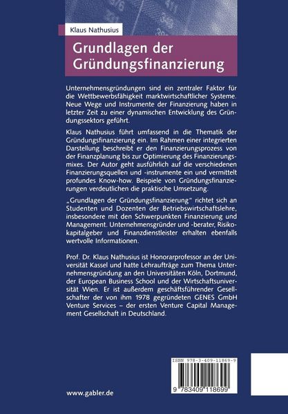 Produktbild: Grundlagen der Gr&uuml;ndungsfinanzierung