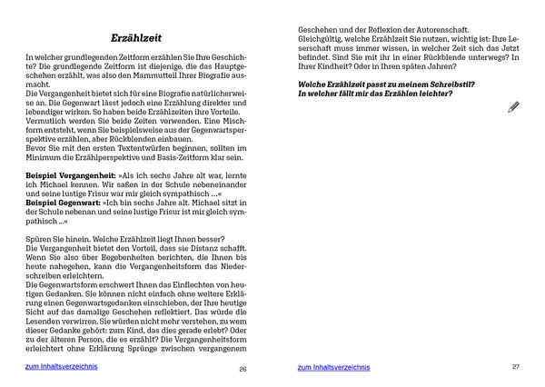 Produktbild: Meine Biografie schreiben, aha!