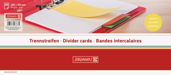 Produktbild: Brunnen Trennstreifen 10,5x24cm ge