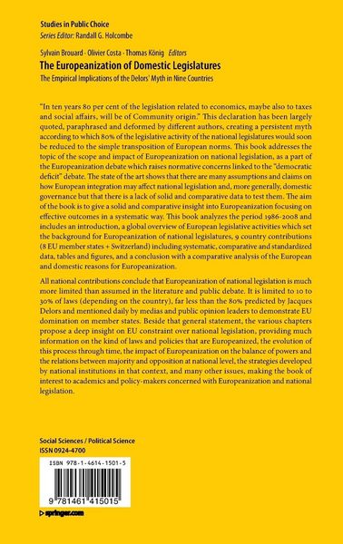Produktbild: The Europeanization of Domestic Legislatures