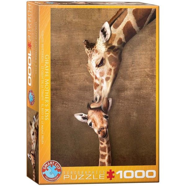 Eurographics 6000-0301 - Giraffenmutterkuss , Puzzle, 1.000 Teile