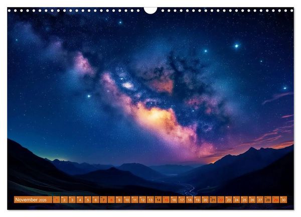 Produktbild: Ferne Galaxien (Wandkalender 2026 DIN A3 quer), CALVENDO Monatskalender