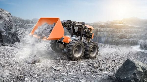 Produktbild: Fischertechnik 576106 - Radlader Loader, 73 Bauteile, Konstruktionsspielzeug ab 7 Jahren