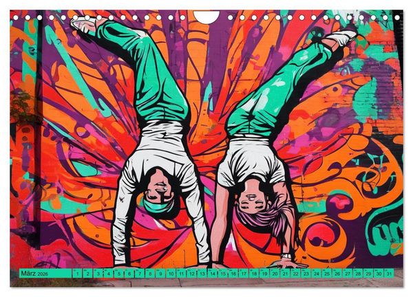 Produktbild: Lebensart Hip Hop (Wandkalender 2026 DIN A4 quer), CALVENDO Monatskalender