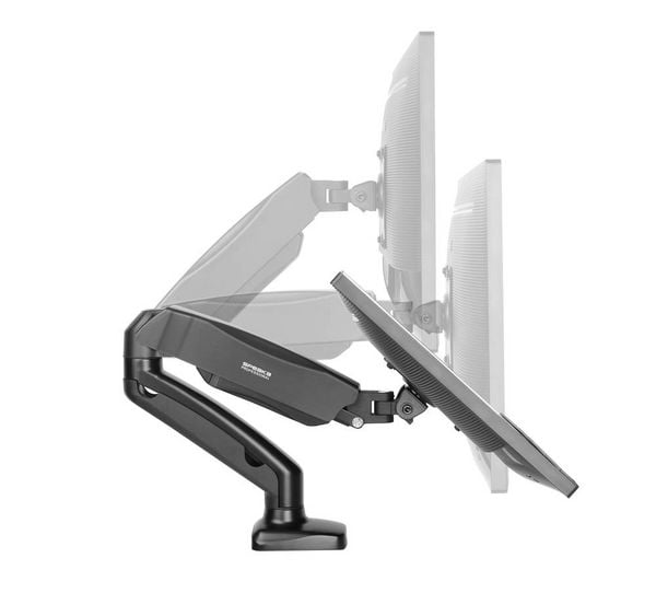 Produktbild: SpeaKa Professional Monitorhalterung SP-MM-900 1 Display(s) 43,2 cm (17") - 81,3 cm (32") Schwarz Schwenkbar, Neigbar, H&ouml;henverstellbar, Rotierbar