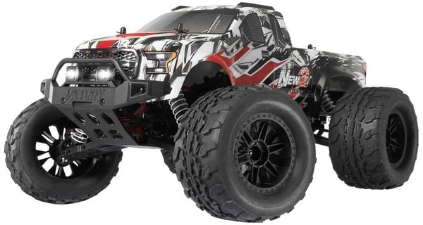 Reely New2 BL Super Combo Brushless 1:10 RC Modellauto Elektro Monstertruck Allradantrieb (4WD) 100% RtR 2,4 GHz inkl. A