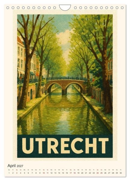 Produktbild: Charmante Holland-Ansichten (Wandkalender 2027 DIN A4 hoch), CALVENDO Monatskalender