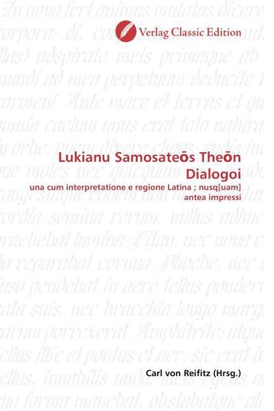 Produktbild: Lukianu Samosateos Theon Dialogoi