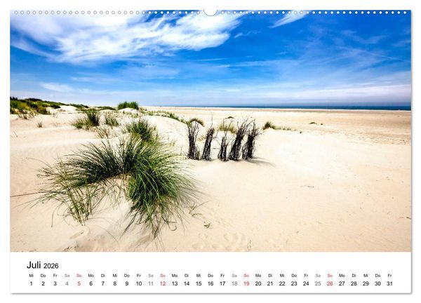 Produktbild: Borkum - Inselblicke (hochwertiger Premium Wandkalender 2026 DIN A2 quer), Kunstdruck in Hochglanz