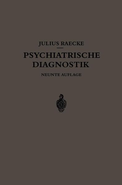 Produktbild: Grundriss der Psychiatrischen Diagnostik