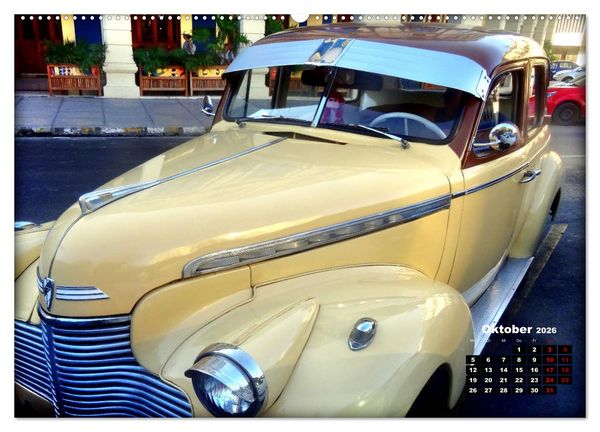 Produktbild: Chevy 1940-1941 - Mit 80 plus unterwegs in Kuba (Wandkalender 2026 DIN A2 quer), CALVENDO Monatskalender