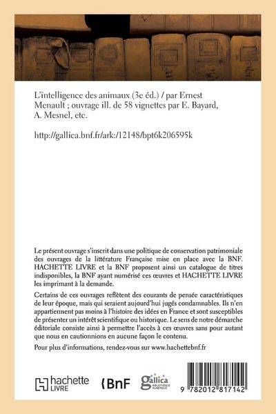 Produktbild: L'intelligence des animaux (3e &eacute;d.)