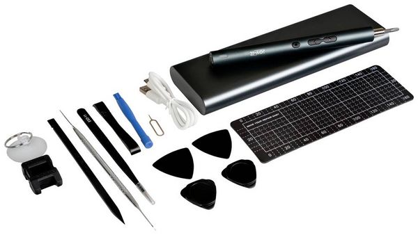 Produktbild: Joy-it WE-0002 Werkzeugset Schraubendreher, Akku-Multi-Tool magnetisch, im Koffer 62teilig