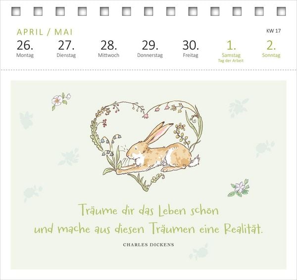 Produktbild: Postkartenkalender Wei&szlig;t du eigentlich, wie lieb ich dich hab? 2027