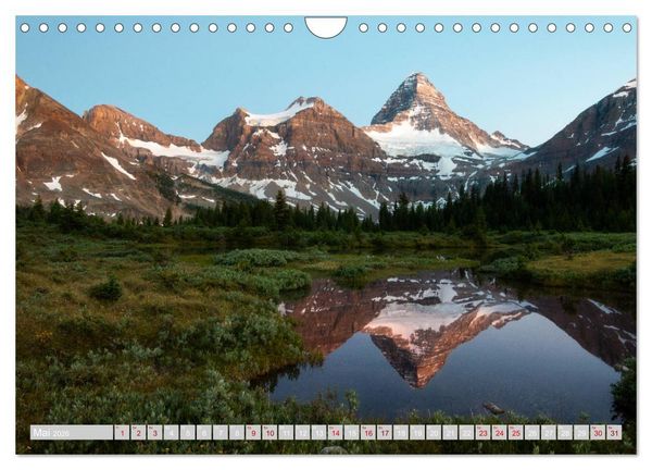 Produktbild: Die kanadischen Rockies (Wandkalender 2026 DIN A4 quer), CALVENDO Monatskalender