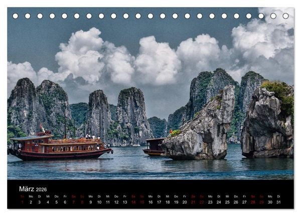 Produktbild: Guten Morgen, Vietnam! (Tischkalender 2026 DIN A5 quer), CALVENDO Monatskalender