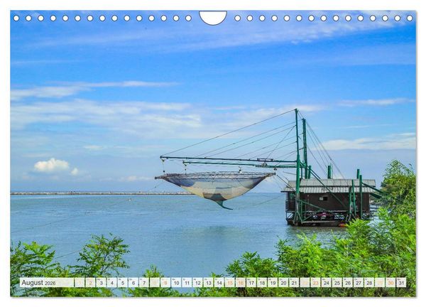 Produktbild: ItalienReise Venedig Chioggia Comacchio (Wandkalender 2026 DIN A4 quer), CALVENDO Monatskalender
