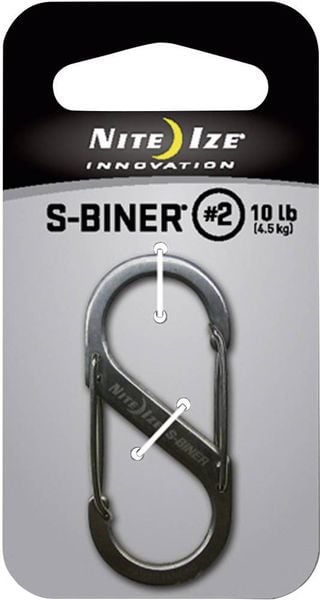 NITE Ize NI-SB2-03-11 Karabiner S-Biner Gr. 2 50mm x 22mm 1St.