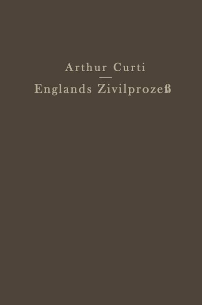 Produktbild: Englands Zivilproze&szlig;