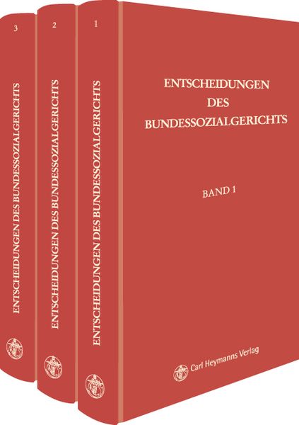 Produktbild: Entscheidungen des Bundessozialgerichts