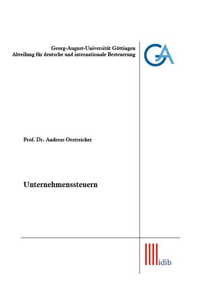 Produktbild: Unternehmenssteuern