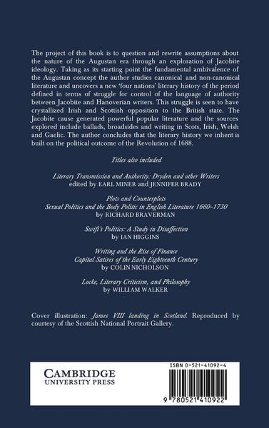 Produktbild: Poetry and Jacobite Politics in Eighteenth-Century Britain and Ireland