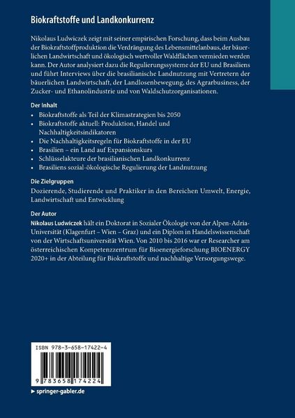 Produktbild: Biokraftstoffe und Landkonkurrenz