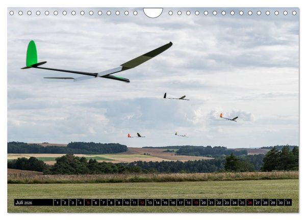 Produktbild: Modellflugkalender 2026 (Wandkalender 2026 DIN A4 quer), CALVENDO Monatskalender