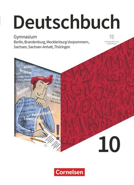Produktbild: Deutschbuch Gymnasium - Berlin, Brandenburg, Mecklenburg-Vorpommern, Sachsen, Sachsen-Anhalt und Th&uuml;ringen - Ausgabe 2019 - 10. Schuljahr