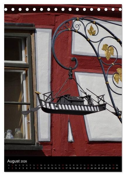 Produktbild: Fischerviertel in Ulm (Tischkalender 2026 DIN A5 hoch), CALVENDO Monatskalender