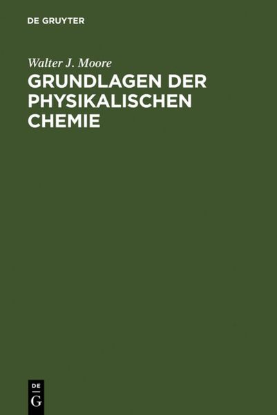 Produktbild: Grundlagen der Physikalischen Chemie