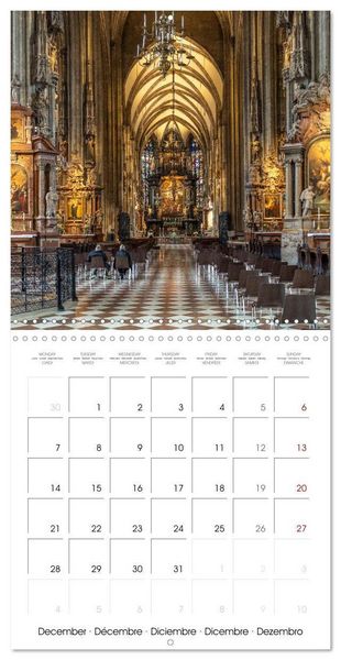 Produktbild: Austria - Vienna (Wall Calendar 2026 12 &times; 12 Inch) CALVENDO 12 Month Wall Calendar