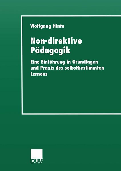 Produktbild: Non-direktive P&auml;dagogik