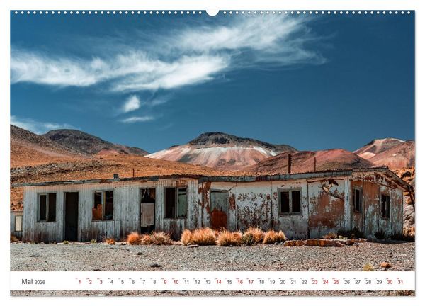 Produktbild: Chile - Die stille Kraft der Atacama (hochwertiger Premium Wandkalender 2026 DIN A2 quer), Kunstdruck in Hochglanz