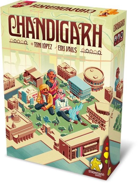 Produktbild: Strohmann Games STRD0031 - Chandigarh, Familienspiel, Kennerspiel,