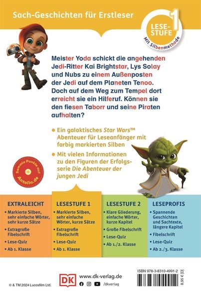 Produktbild: SUPERLESER! Star Wars&trade; Die Abenteuer der jungen Jedi - Die jungen Jedi
