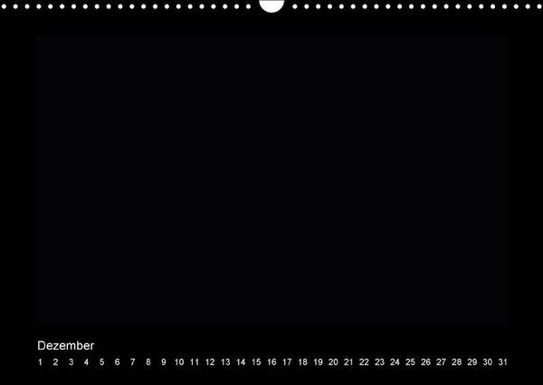 Produktbild: K. A., K: Geburtstags - Bastelkalender - Schwarz (Wandkalen