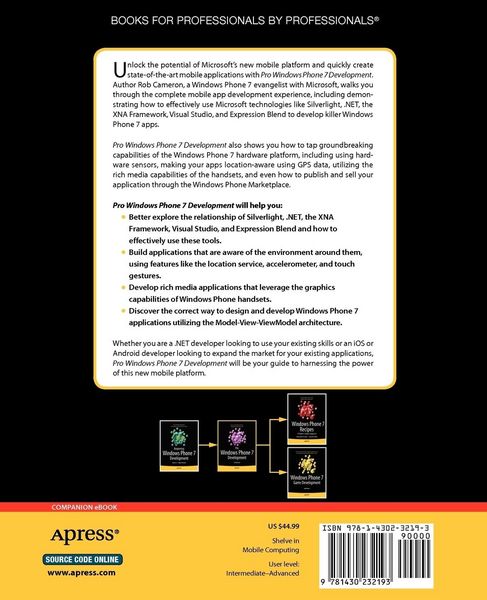 Produktbild: Pro Windows Phone 7 Development