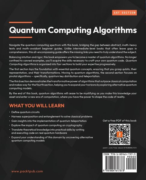 Produktbild: Quantum Computing Algorithms