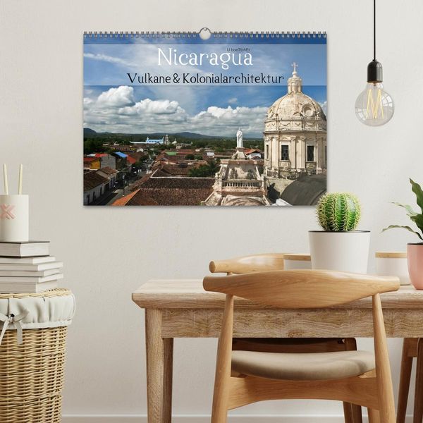 Produktbild: Nicaragua - Vulkane und Kolonialarchitektur (Wandkalender 2026 DIN A3 quer), CALVENDO Monatskalender